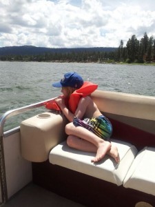 Enjoy boating on Big Bear Lake