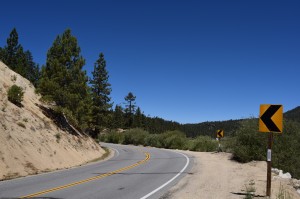 Clear skies for cycling in Big Bear Lake