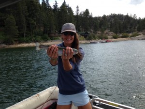 Fishing in Big Bear Lake