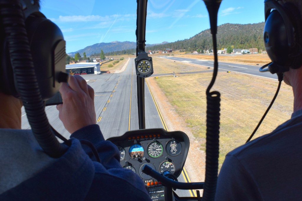 helicopter flight takeoff