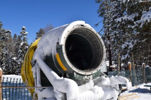 Snowmaking in Big Bear Lake