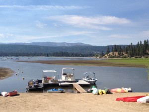Boating in Big Bear Lake