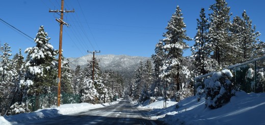 Big Bear Lake road conditions