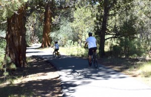 Alpine Pedal Path for cycling in Big Bear Lake