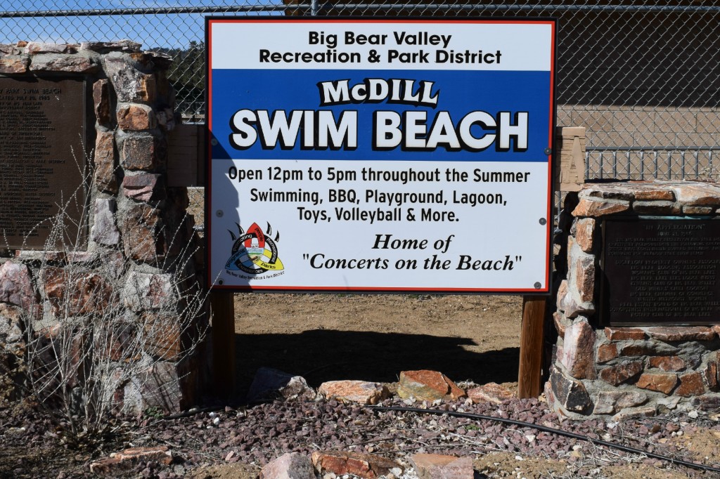 Swim Beach in Big Bear Lake