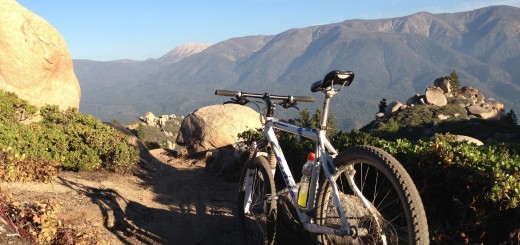 Cycling in big bear lake