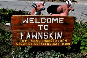 Fawnskin on the north shore of Big Bear Lake