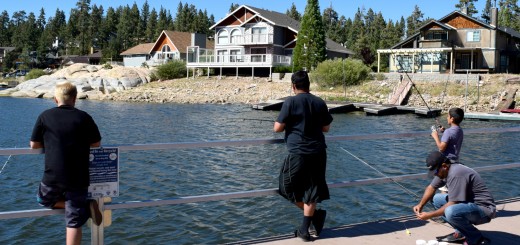 Fishing in Big Bear Lake