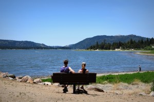 Relaxing at Big Bear Lake vacation rental