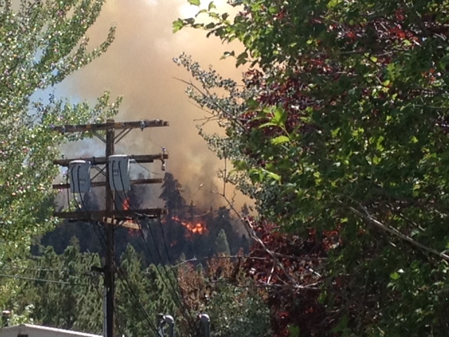 Flames spotted shortly after Big Bear Summit fire reported