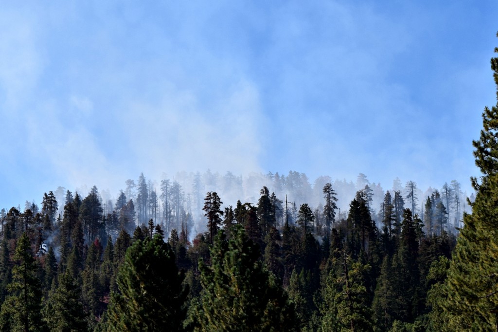 Big Bear Summit Fire 8/24/15 at 10:30 a.m.