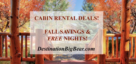 Big Bear Fall Cabin Rental Deals