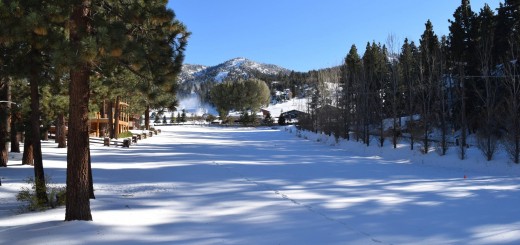 Snow in Big Bear Lake