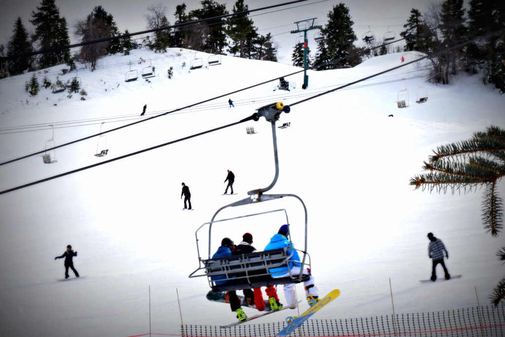 Slope fun in Big Bear Lake at Bear Mountian