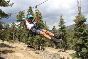 Ziplining in Big Bear