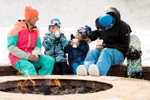 Bear mnt family with cocoa