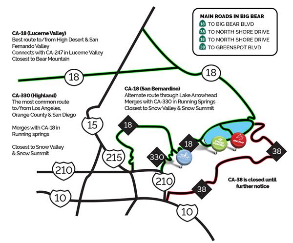 Special California Hwy 38 road closure map 2026