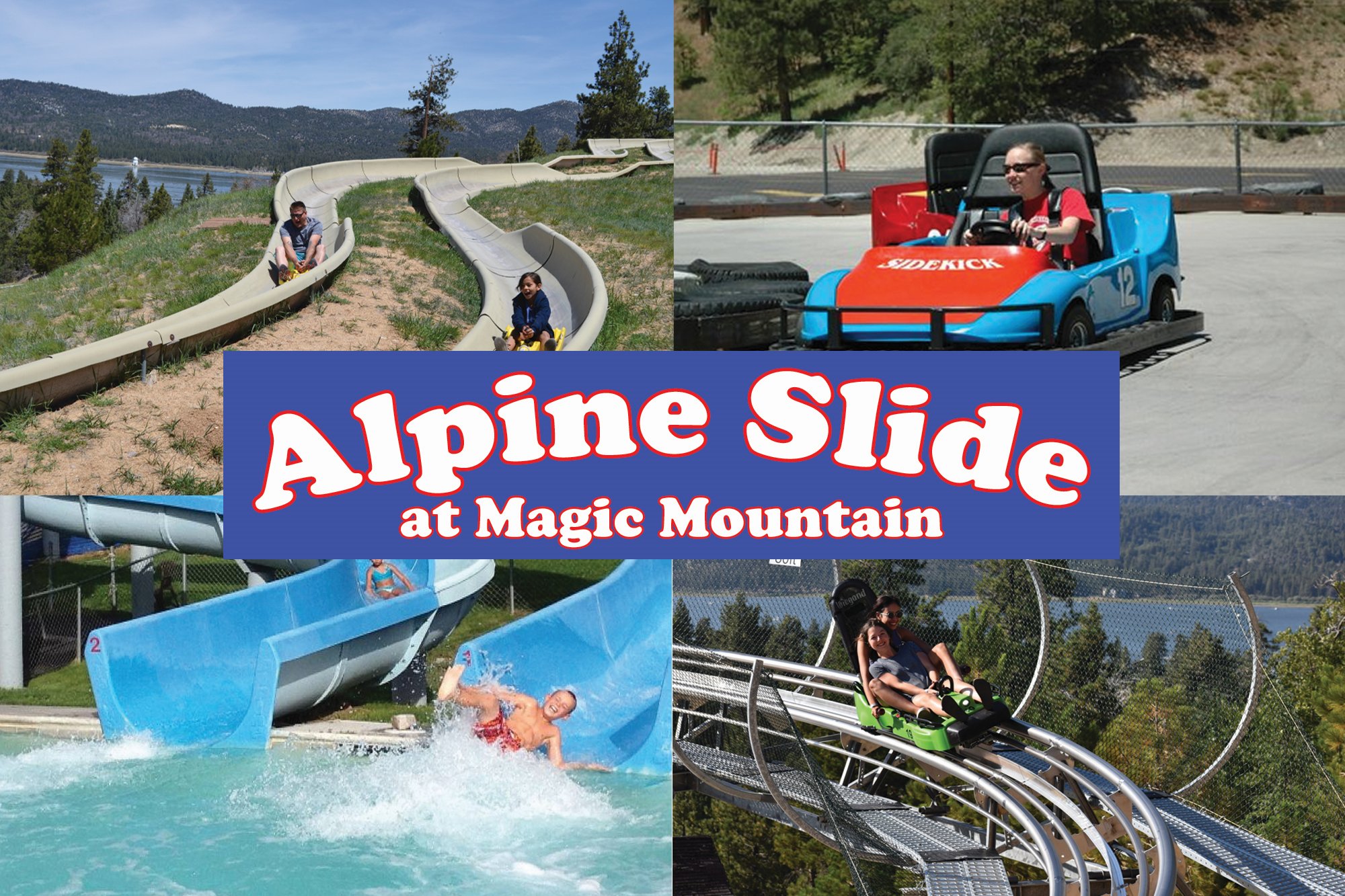 Alpine Slide at Magic Mountain - Big Bear CA- Destination Big Bear 