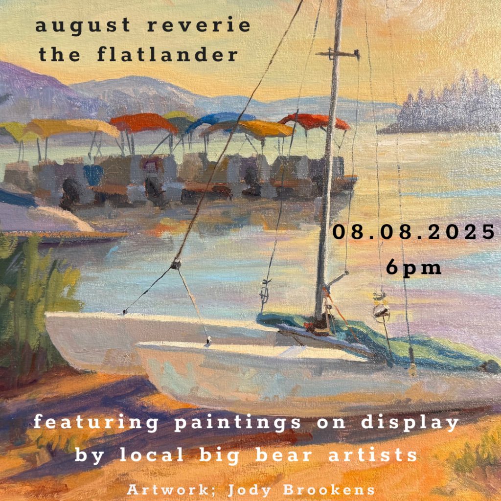 August Reverie event at The Flatlander in Big Bear, showcasing a lively atmosphere with attendees enjoying the festivities.