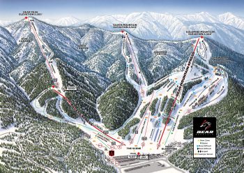 Bear Mountain Ski Resort Map