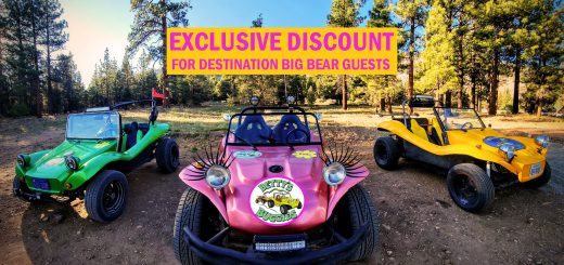 Discount for Destination Big Bear Guests Betty's Buggies Tour Guide Company