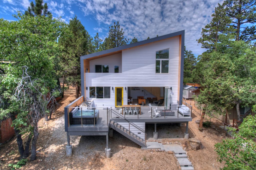 Capanna 693 cabin at Destination Big Bear, a cozy mountain retreat with scenic views.
