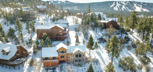 Big Bear Cabin Golden Oak