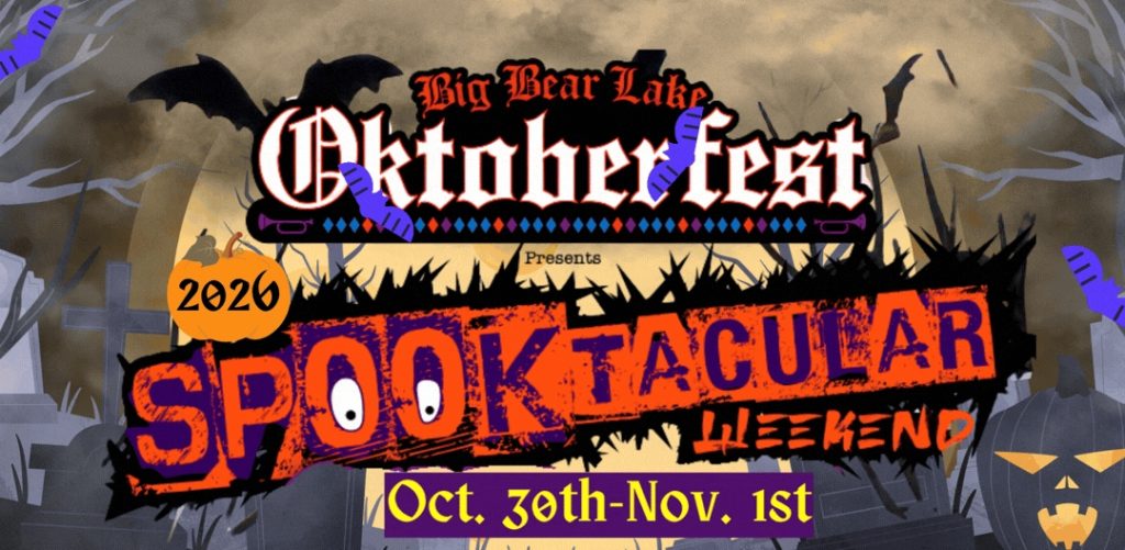 Big Bear Lake Oktoberfest Spooktacular Weekend 2026 Halloween event graphic