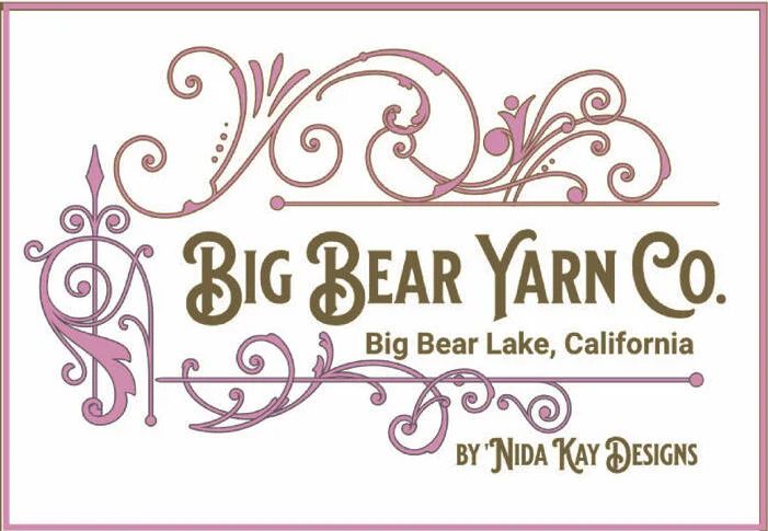 Big Bear Yarn Co logo Big Bear Lake California