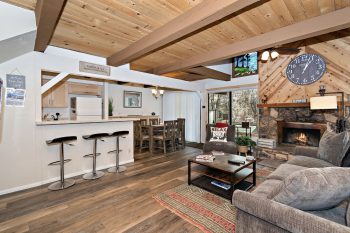 Big Bear Cabin- Snow Summit Chalet- Living Room