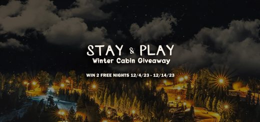 Stay & Play Winter Cabin Giveaway in Big Bear Lake Free Cabin Drawing