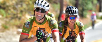 Tour de Big Bear cyclists in the race.