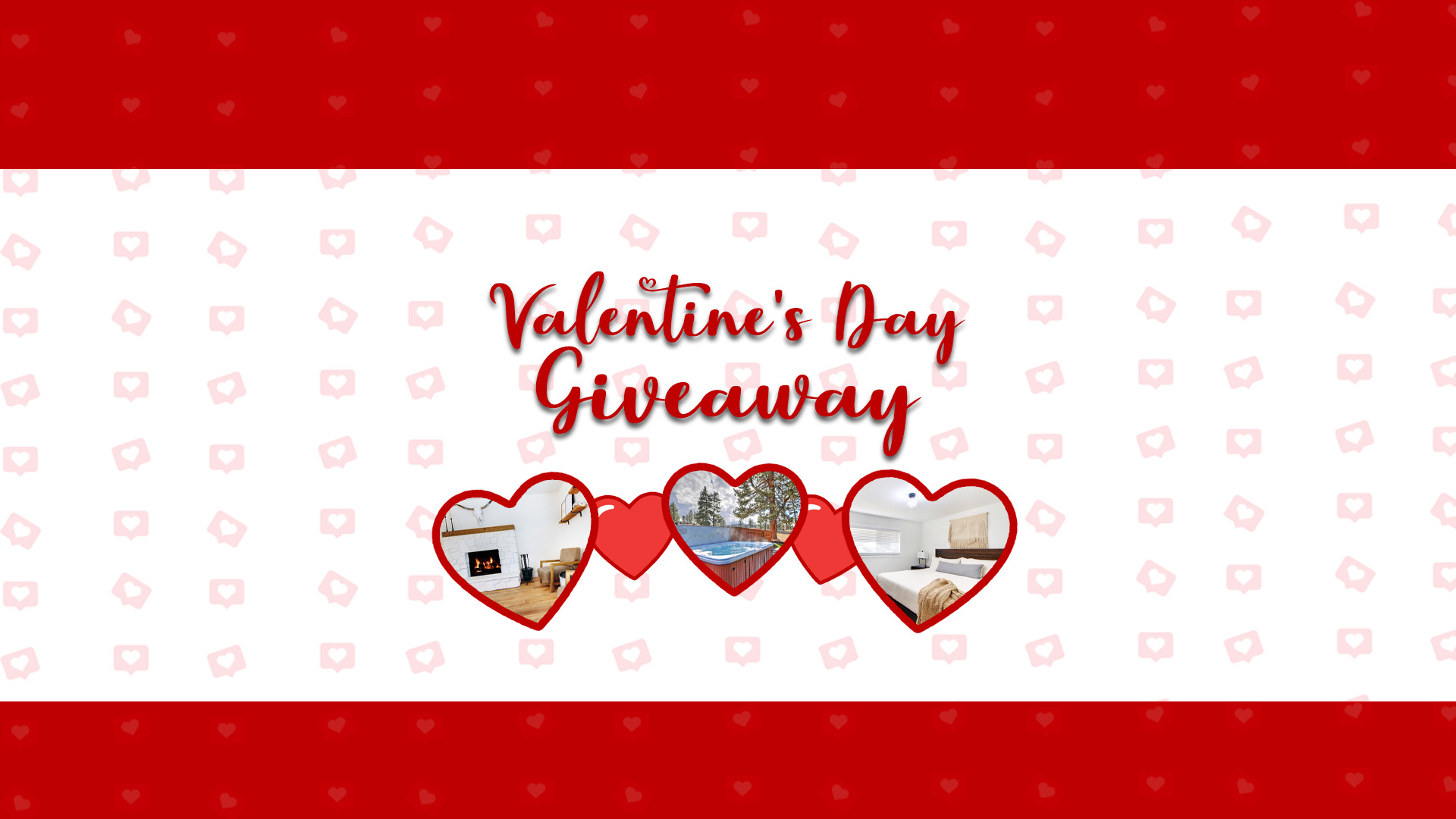 Valentine's Day Giveaway Free rental cabin in big bear lake Destination Big Bear