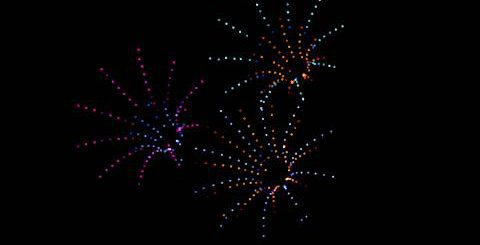 Drone Light Show in Big Bear