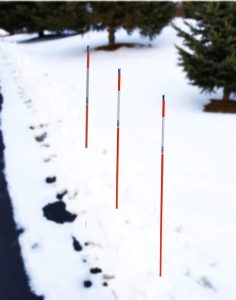 snow poles for driveways